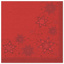 Servetten "ROYAL Collection" 1/4 vouw 40 cm x 40 cm rood "Just Stars"