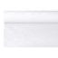 Tafelkleed papier met damastprint 6 m x 1,2 m wit