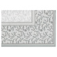 Napperon, PV-Tissue mix "ROYAL Collection Plus" 100 cm x 100 cm grijs "Damascato"