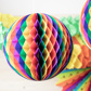 Decoratie bal Ø 30 cm "Rainbow" brandvertagend