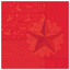 Servetten "ROYAL Collection" 1/4 vouw 40 cm x 40 cm rood "Rising Star"