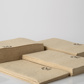 Servetten 3-laags 1/8 vouw 33 cm x 33 cm natuur gemaakt van gerecycled papier