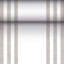 Tafellopers, stofkarakter, PV-Tissue Mix "ROYAL Collection" 24 m x 40 cm grijs "Lines"
