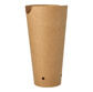 Friet Cones, kraft karton rond Ø 6 cm · 17,7 cm bruin groot