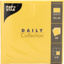 Servetten "DAILY Collection" 1/4 vouw, 2 laags, 32 cm x 32 cm geel