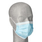 Mondkapje "Medi-Inn®" Type II, 3-laags 9 cm x 17,5 cm blauw met neusbeugel