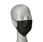Mondkapje "Medi-Inn®" Type II, 3-laags 9 cm x 17,5 cm zwart met neusbeugel