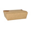 Kartonnen lunchboxen 750 ml 5 cm x 14 cm x 10 cm bruin