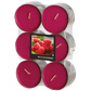 Geurtheelichten maxi "Flavour by GALA" Ø 58 mm · 24 mm wijnrood - Wild Raspberry